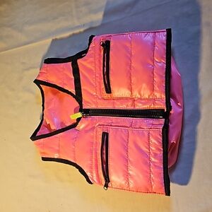 Pink vest backpack